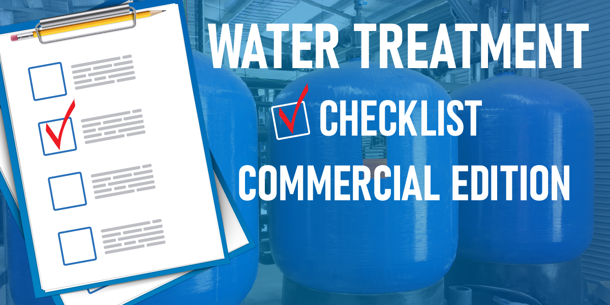Water Treatment Checklist