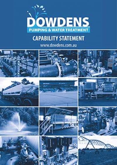 Dowdens Pumping & Water Treatment Capability Statement